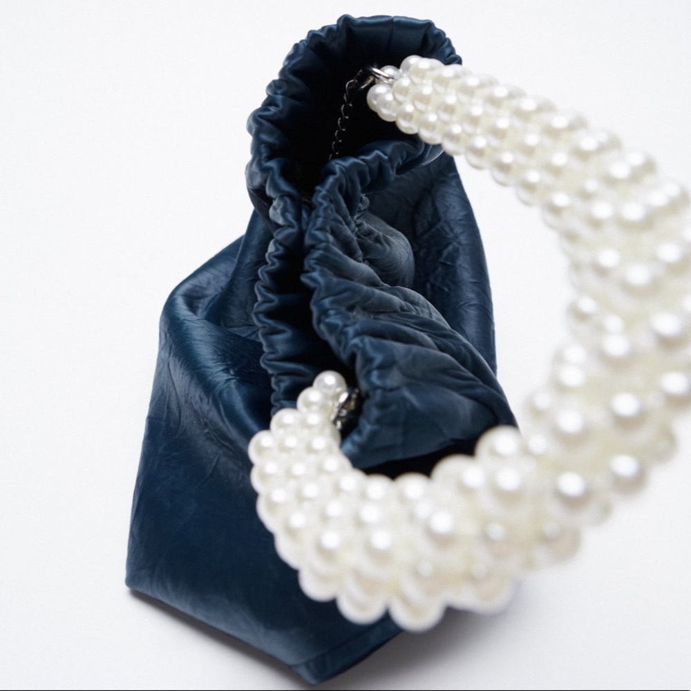 ZARA Pearl Handle Crossbody